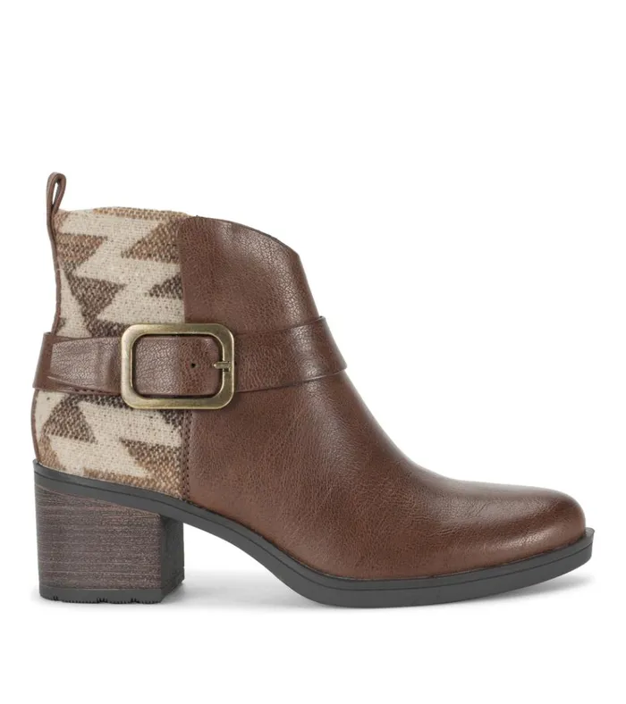 Women Colorado Block Heel Bootie Dark Brown Baretraps Booties