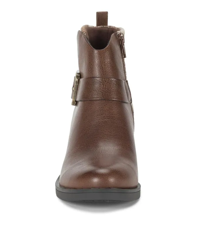 Women Colorado Block Heel Bootie Dark Brown Baretraps Booties
