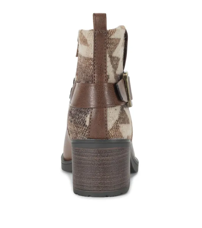 Women Colorado Block Heel Bootie Dark Brown Baretraps Booties