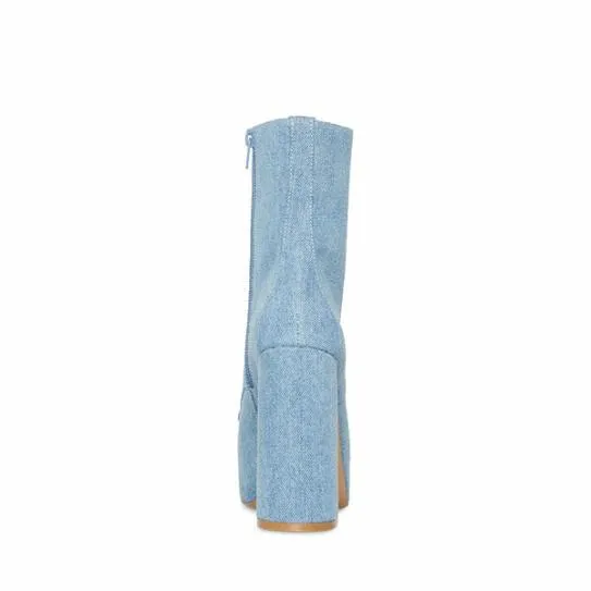 Women CONFIDENT DENIM FABRIC Denim Fabric Steve Madden Boots and Booties Women CONFIDENT DENIM FABRIC Denim Fabric Steve Madden Boots and Booties