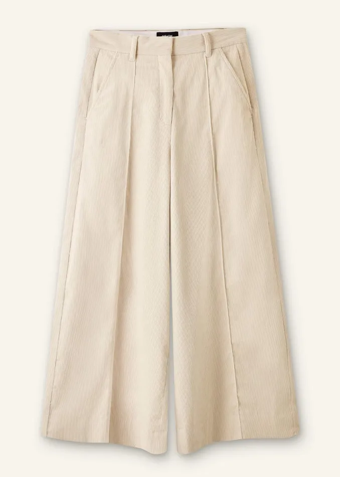 Women Cord Culotte Winter White MEEM