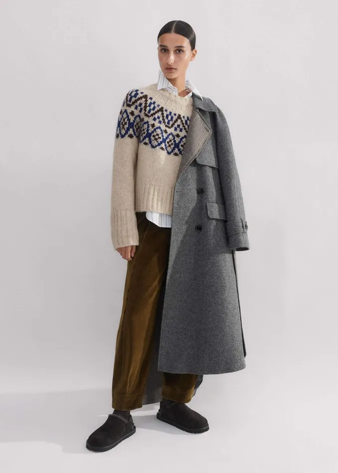 Women Cord Velour Statement Sweatpant Treacle MEEM