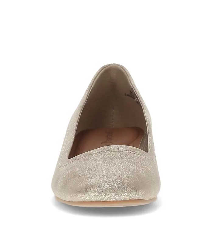 Women Covette Wedge Slip On Light Champagne Baretraps Dress Shoes
