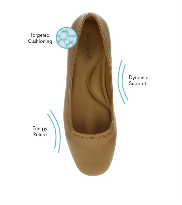Women Covette Wedge Slip On Walnut Baretraps Dress Shoes