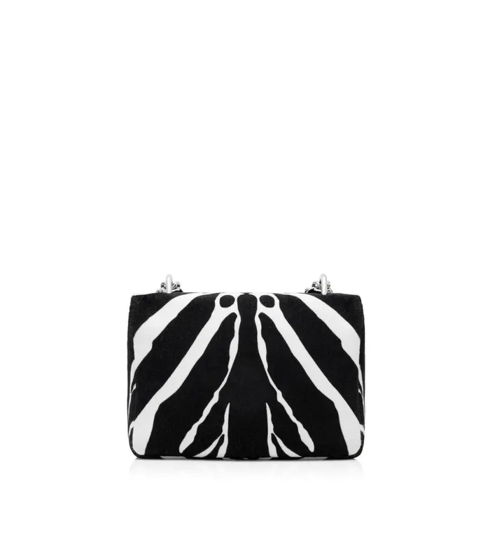 Women Cross Body Bags Tom Ford Zebra Print Velvet Soft Natalia Small Shoulder Bag Blackwhite Black Women Cross Body Bags Tom Ford Zebra Print Velvet Soft Natalia Small Shoulder Bag Blackwhite Black