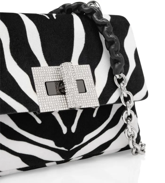 Women Cross Body Bags Tom Ford Zebra Print Velvet Soft Natalia Small Shoulder Bag Blackwhite Black Women Cross Body Bags Tom Ford Zebra Print Velvet Soft Natalia Small Shoulder Bag Blackwhite Black