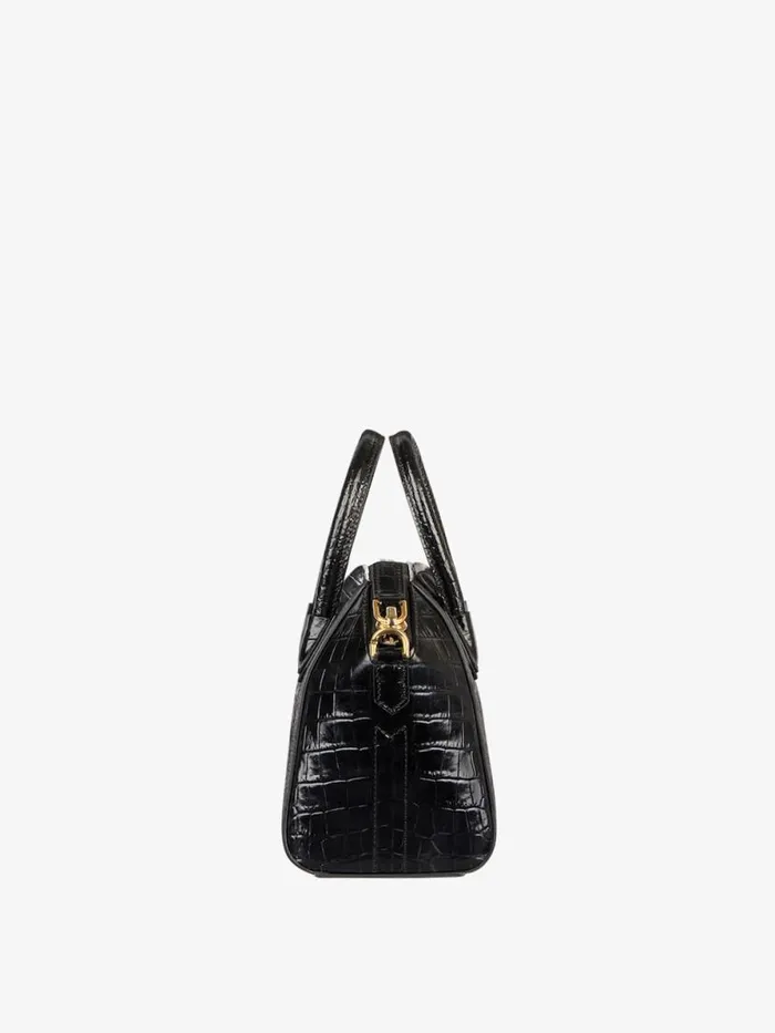 Women Crossbody Bags Givenchy Mini Antigona Bag In Crocodile Effect Leather Black Women Crossbody Bags Givenchy Mini Antigona Bag In Crocodile Effect Leather Black
