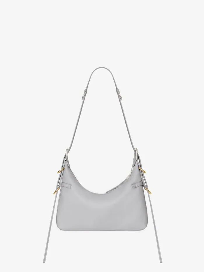 Women Crossbody Bags Givenchy Mini Voyou Bag In Leather Light Grey Women Crossbody Bags Givenchy Mini Voyou Bag In Leather Light Grey