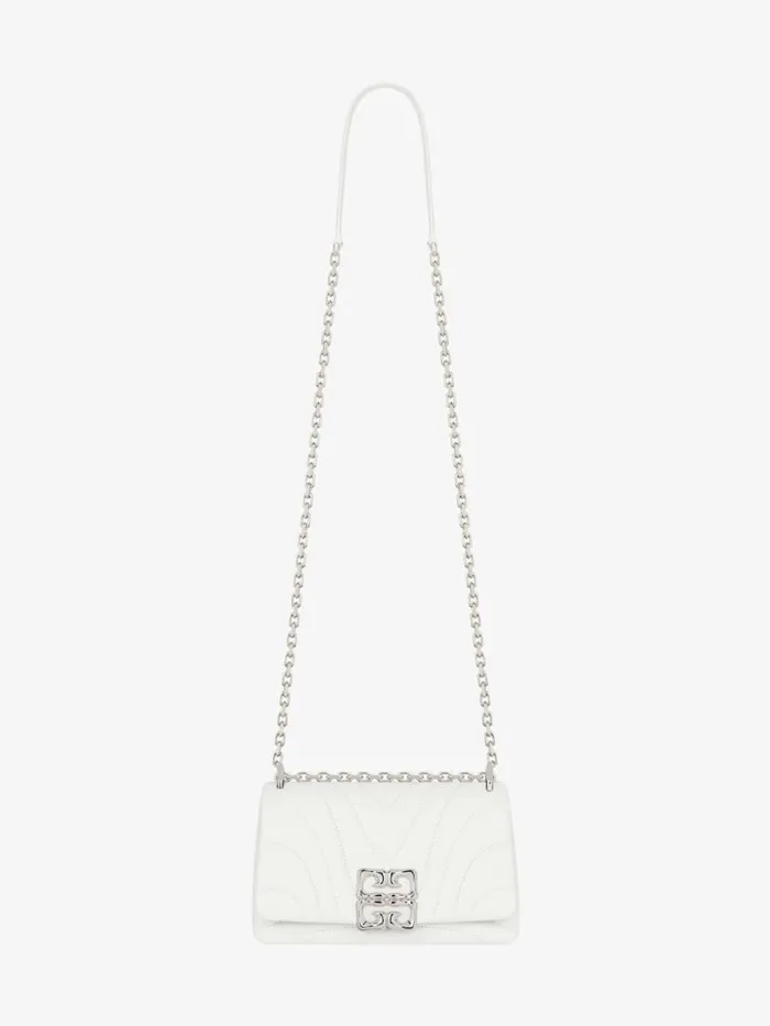 Women Crossbody Bags Givenchy Small 4G Soft Bag In Quilted Leather Ivory Women Crossbody Bags Givenchy Small 4G Soft Bag In Quilted Leather Ivory