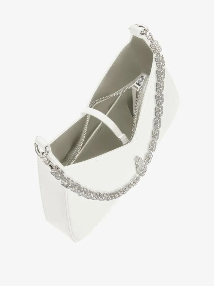 Women Crossbody Bags Givenchy Small Cut Out Bag In Shiny Leather With Chain Ivory Women Crossbody Bags Givenchy Small Cut Out Bag In Shiny Leather With Chain Ivory