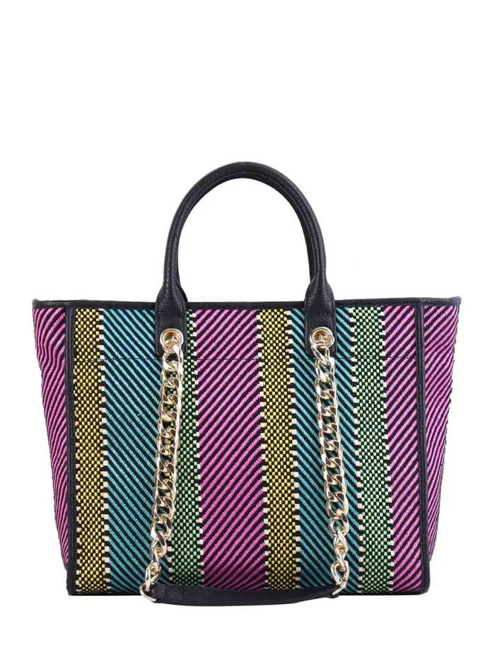 Women Dani Tote In Multi Color Straw Jessica Simpson Crossbody