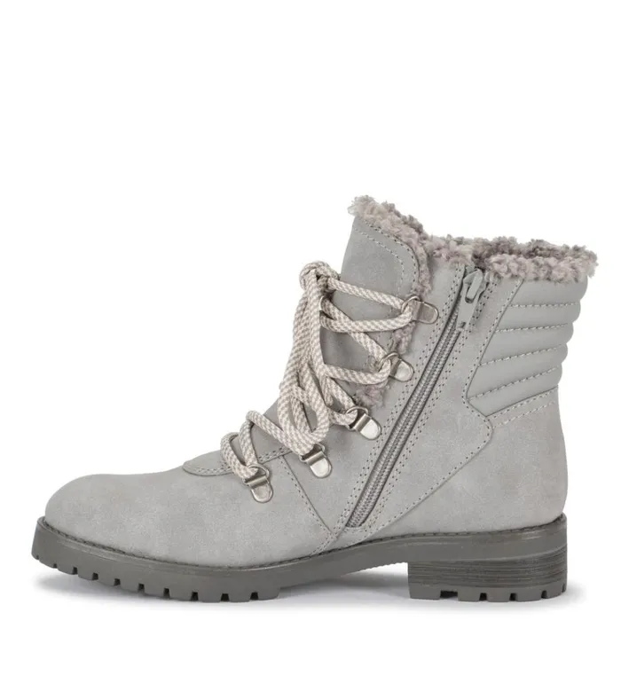 Women Dennison Lace Up Boot Grey Baretraps Booties