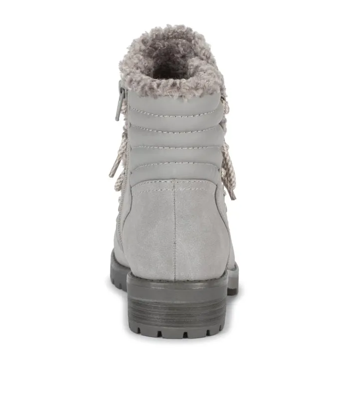 Women Dennison Lace Up Boot Grey Baretraps Booties