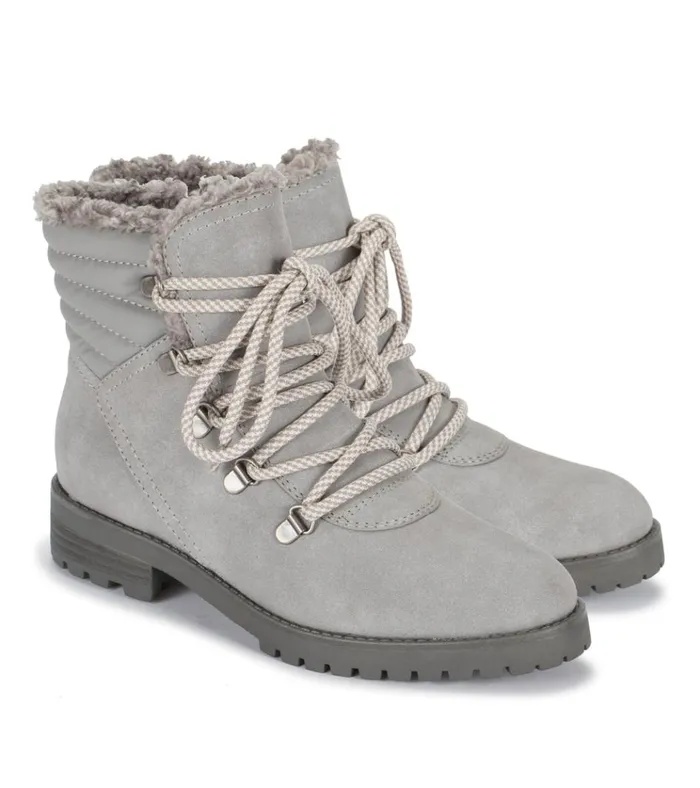 Women Dennison Lace Up Boot Grey Baretraps Booties
