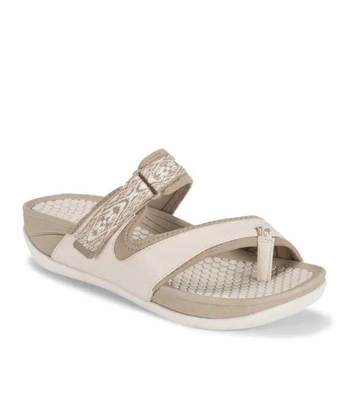 Women Deserae Slide Sandal Taupe Baretraps Slides and Slip On Sandals