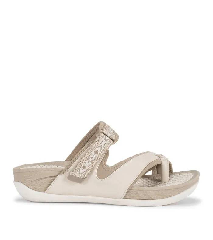 Women Deserae Slide Sandal Taupe Baretraps Slides and Slip On Sandals