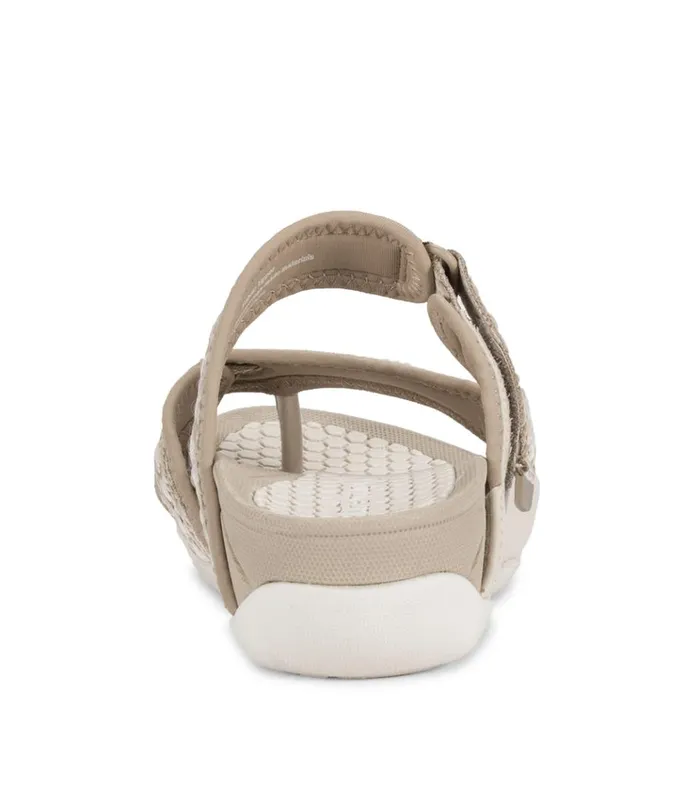 Women Deserae Slide Sandal Taupe Baretraps Slides and Slip On Sandals