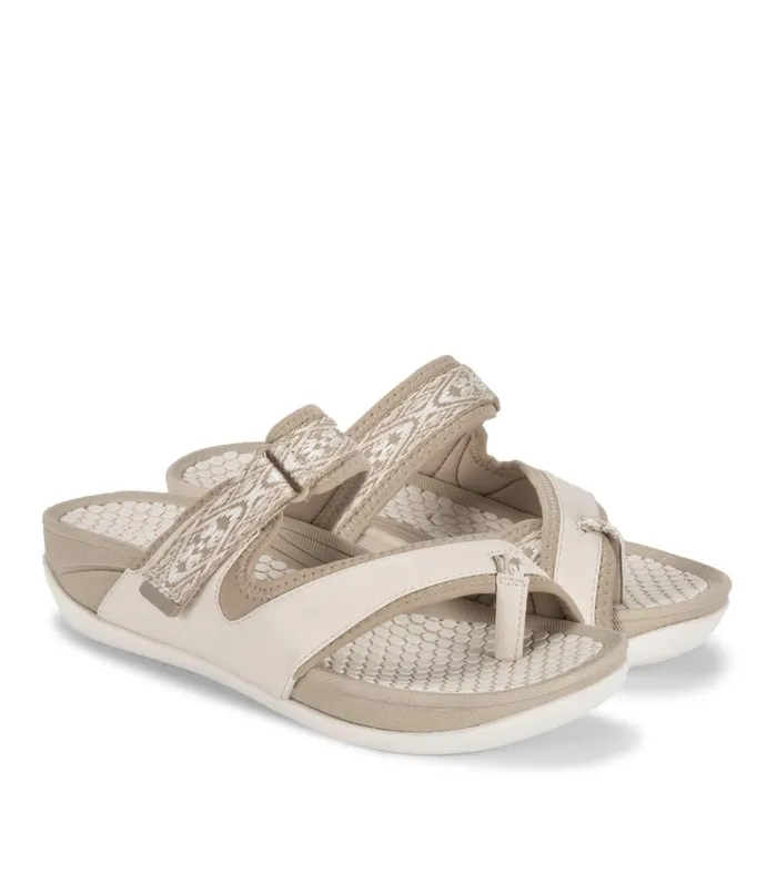 Women Deserae Slide Sandal Taupe Baretraps Slides and Slip On Sandals