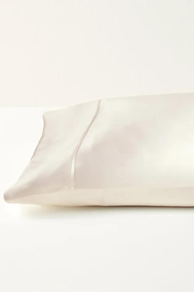 Women Dreamy Silk Pillowcase White Soft Surroundings Bedding Women Dreamy Silk Pillowcase White Soft Surroundings Bedding