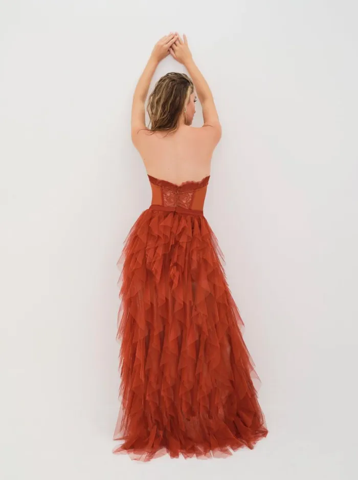 Women Dresses For Love and Lemons Bustier Gown Neutral Women Dresses For Love and Lemons Bustier Gown Neutral