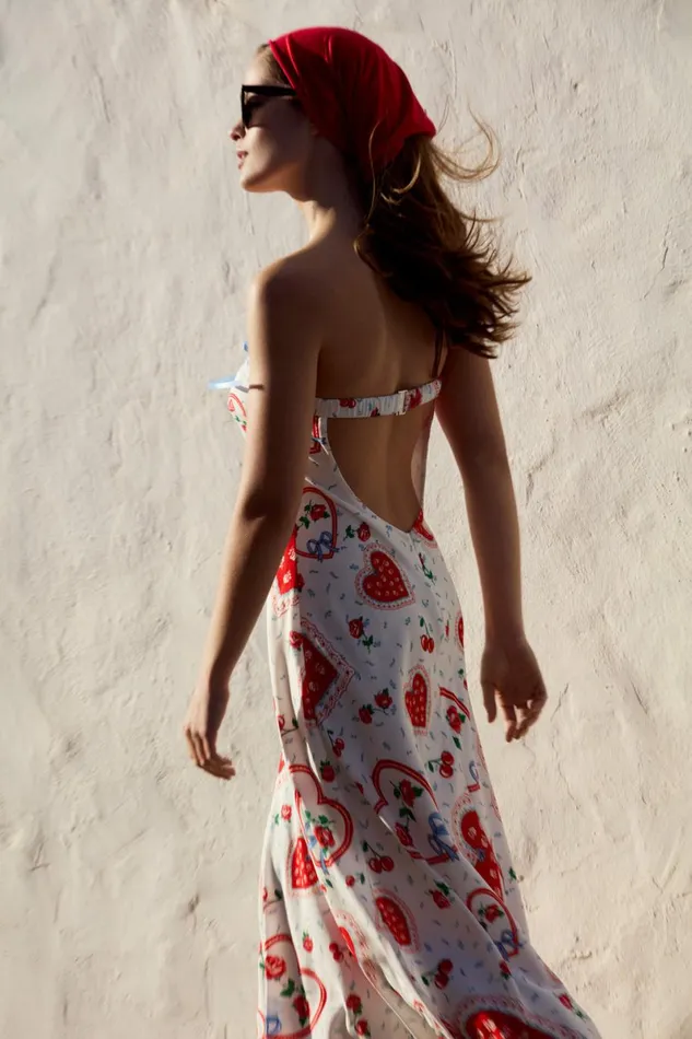 Women Dresses For Love and Lemons Daisy Mae Strapless Midi Dress White Women Dresses For Love and Lemons Daisy Mae Strapless Midi Dress White