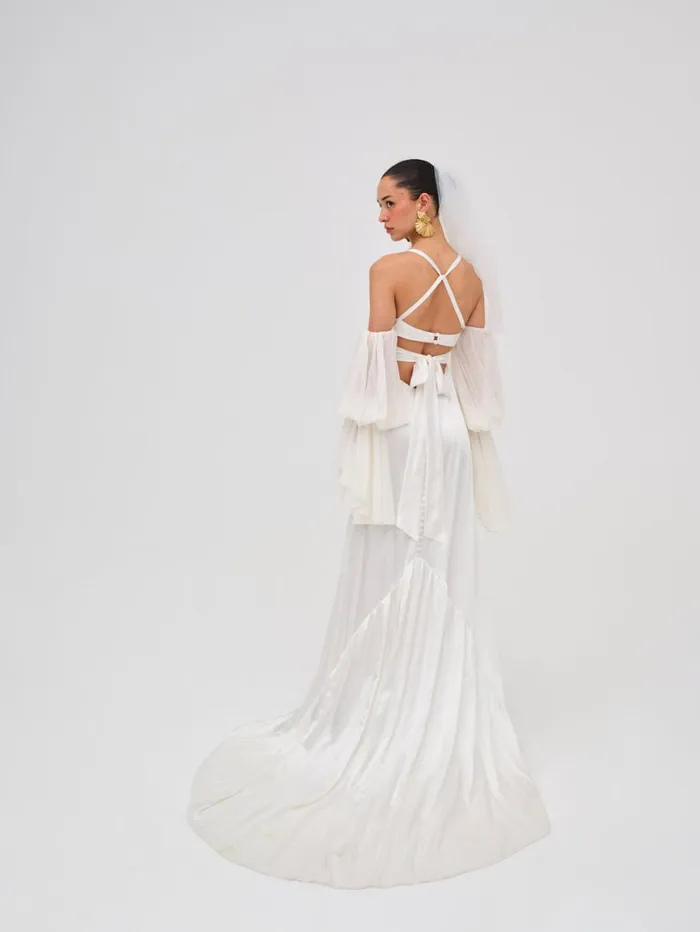 Women Dresses For Love and Lemons Esme Bridal Gown White Women Dresses For Love and Lemons Esme Bridal Gown White