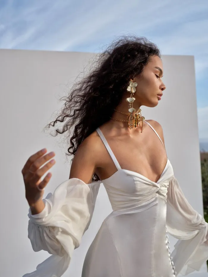 Women Dresses For Love and Lemons Esme Bridal Gown White Women Dresses For Love and Lemons Esme Bridal Gown White