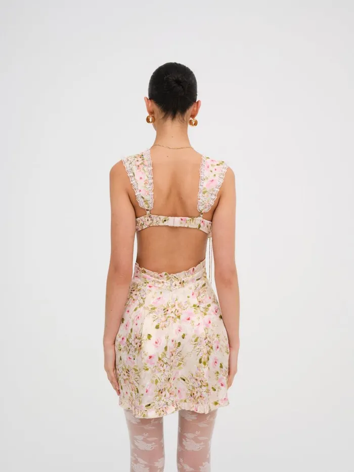 Women Dresses For Love and Lemons Holland Mini Dress Neutral Women Dresses For Love and Lemons Holland Mini Dress Neutral