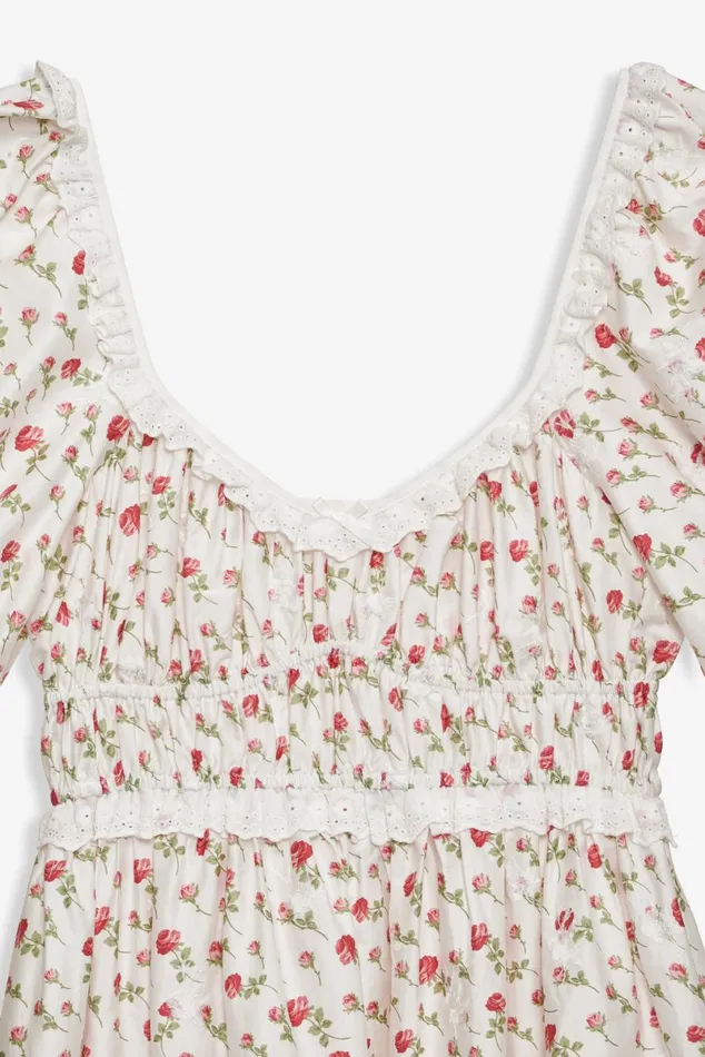 Women Dresses For Love and Lemons Jackson Mini Dress White Women Dresses For Love and Lemons Jackson Mini Dress White