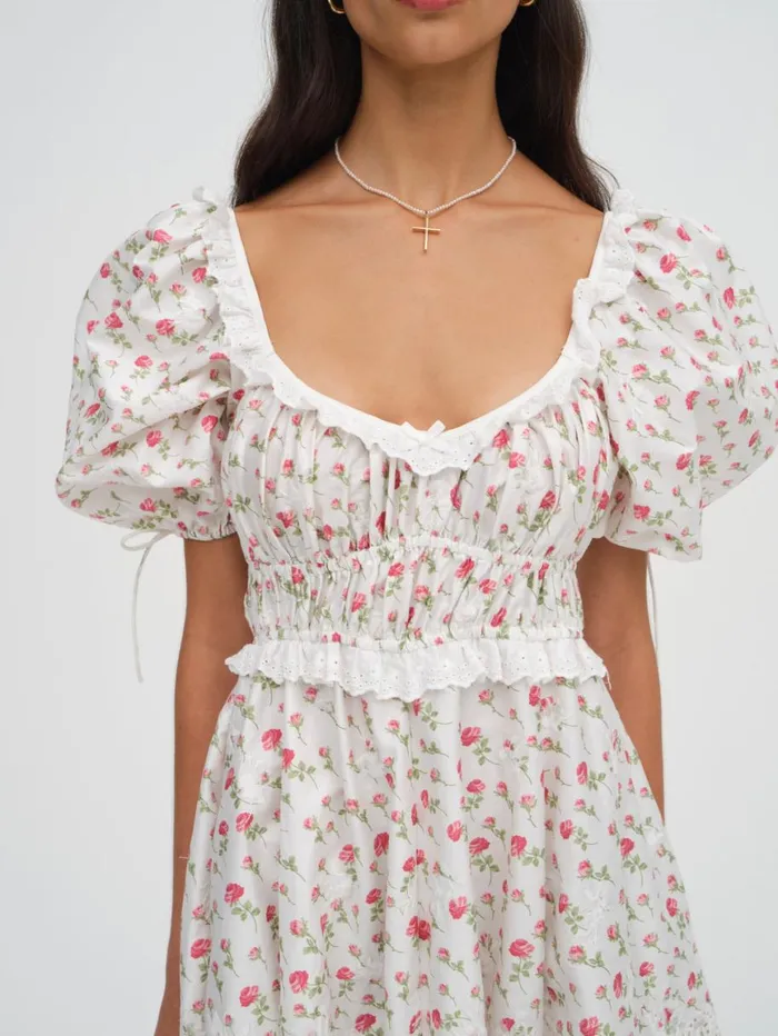 Women Dresses For Love and Lemons Jackson Mini Dress White Women Dresses For Love and Lemons Jackson Mini Dress White