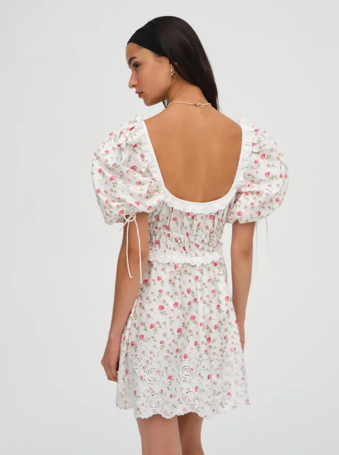 Women Dresses For Love and Lemons Jackson Mini Dress White Women Dresses For Love and Lemons Jackson Mini Dress White