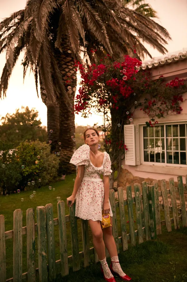 Women Dresses For Love and Lemons Jackson Mini Dress White Women Dresses For Love and Lemons Jackson Mini Dress White