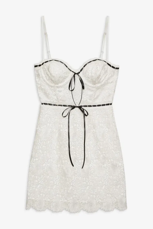 Women Dresses For Love and Lemons Josette Mini Dress White Women Dresses For Love and Lemons Josette Mini Dress White