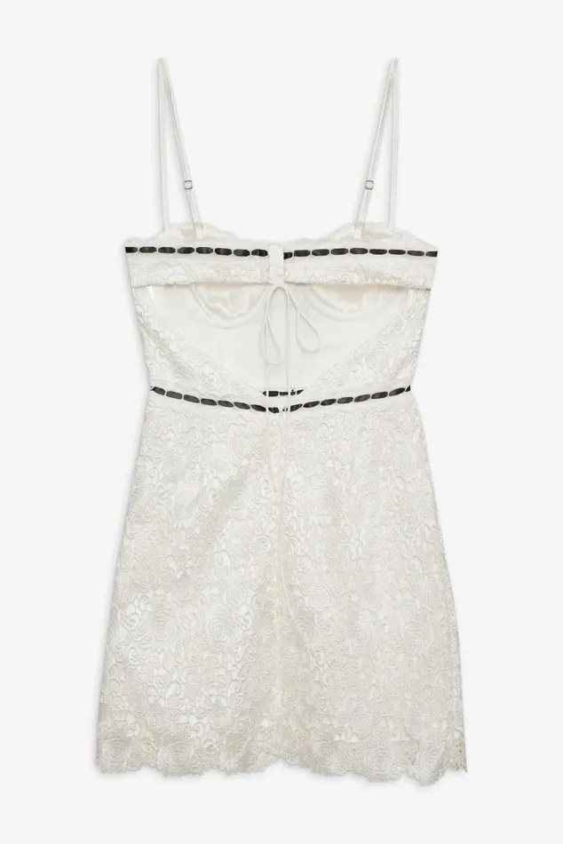 Women Dresses For Love and Lemons Josette Mini Dress White Women Dresses For Love and Lemons Josette Mini Dress White