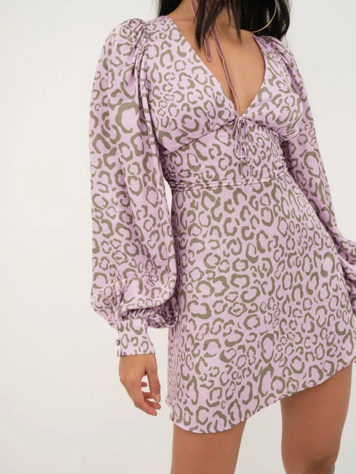 Women Dresses For Love and Lemons June Mini Dress Purple Women Dresses For Love and Lemons June Mini Dress Purple
