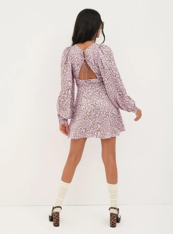 Women Dresses For Love and Lemons June Mini Dress Purple Women Dresses For Love and Lemons June Mini Dress Purple