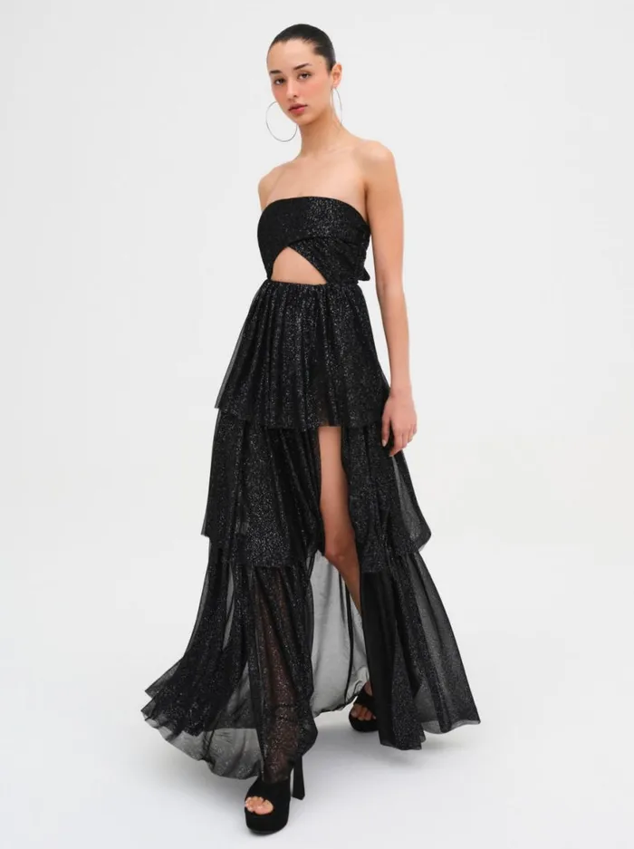 Women Dresses For Love and Lemons Juni Maxi Dress Black