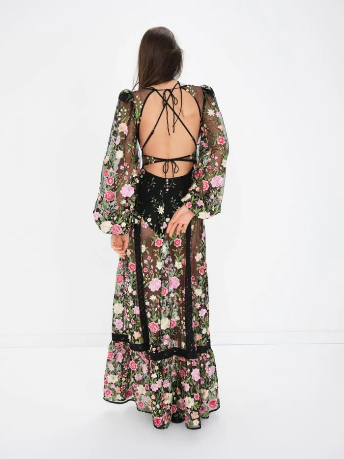 Women Dresses For Love and Lemons Luna Maxi Dress Black Women Dresses For Love and Lemons Luna Maxi Dress Black