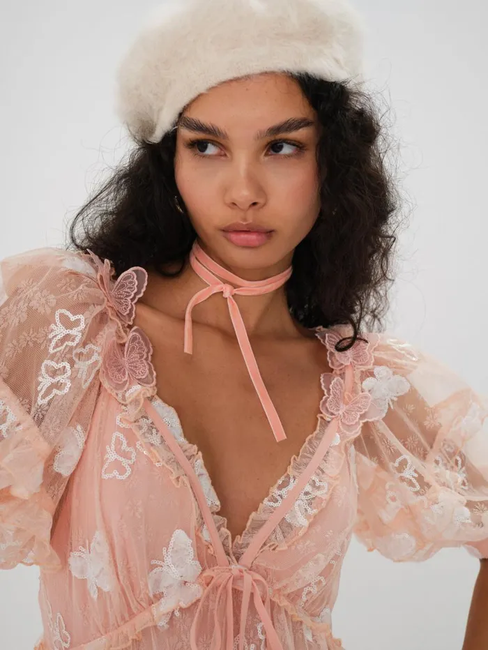 Women Dresses For Love and Lemons Shari Mini Dress Orange Women Dresses For Love and Lemons Shari Mini Dress Orange
