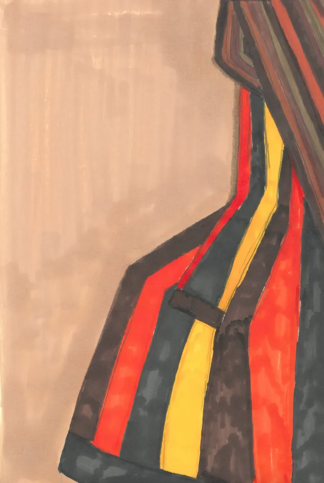 Women Dresses Gabriela Hearst Taylor Dress In Multi Striped Leather and Suede