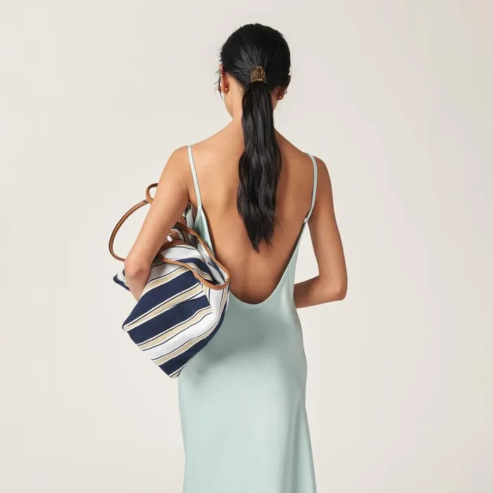 Women Dresses Miu Miu Long Silk Dress Jade Green Women Dresses Miu Miu Long Silk Dress Jade Green