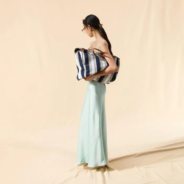 Women Dresses Miu Miu Long Silk Dress Jade Green Women Dresses Miu Miu Long Silk Dress Jade Green