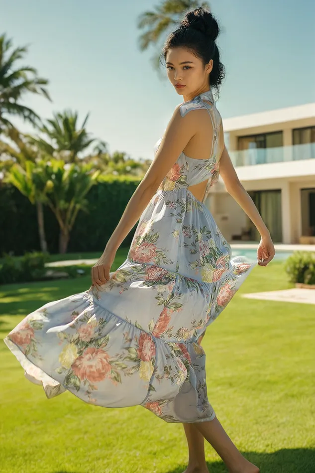 Women Dresses YUMI KIM TINSLEY MAXI Heart039s Delight Blue