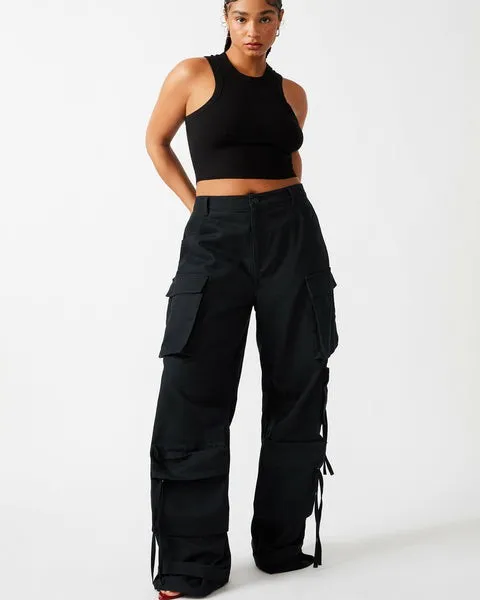 Women DUO PANT BLACK Black Steve Madden Bottoms Women DUO PANT BLACK Black Steve Madden Bottoms
