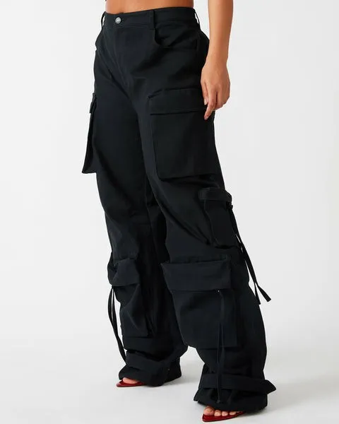 Women DUO PANT BLACK Black Steve Madden Bottoms Women DUO PANT BLACK Black Steve Madden Bottoms