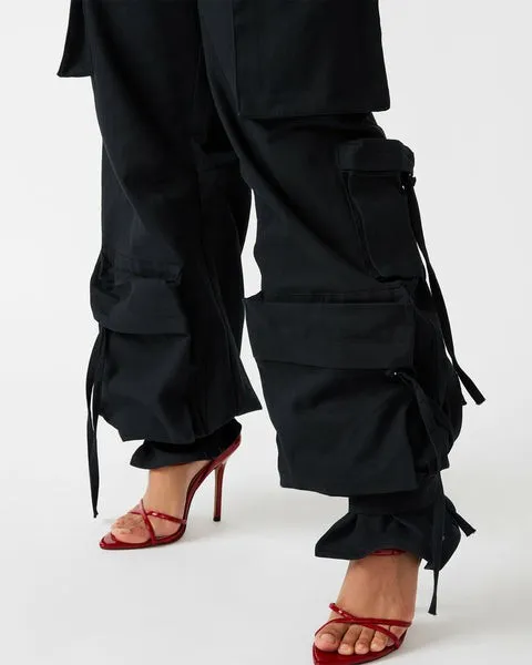 Women DUO PANT BLACK Black Steve Madden Bottoms Women DUO PANT BLACK Black Steve Madden Bottoms
