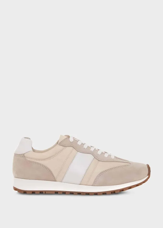 Women Ellis Leather Trainers Beige Hobbs Trainers