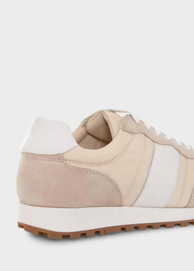 Women Ellis Leather Trainers Beige Hobbs Trainers