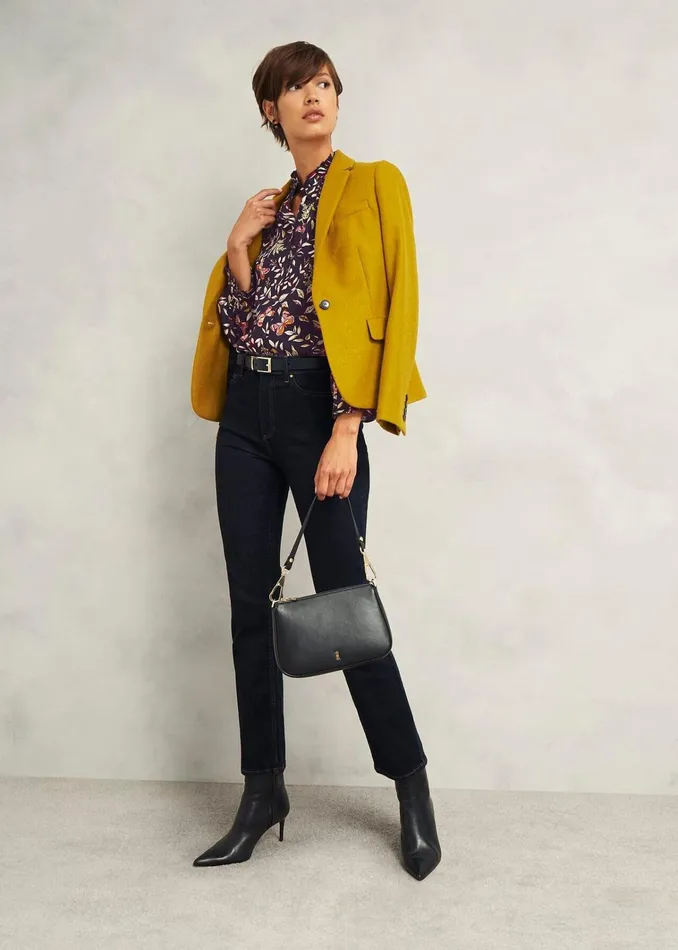 Women Elspeth Blouse Navy Multi Hobbs Tops