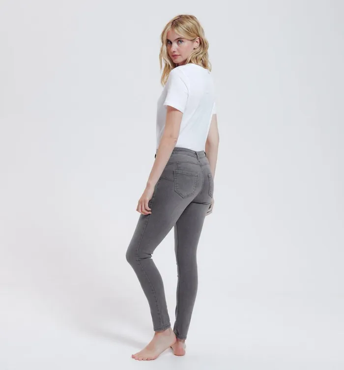 Women Ernest PushUp Skinny Jeans 8211 Grey Denim Promod Jeans